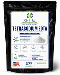 8 oz TETRASODIUM (EDTA) Technical Grade Chelating Agent Textile Water Paper 99%