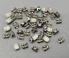 100 Pcs Dental Orthodontic Metal Brackets Mini Roth 022 345 Hooks Braces In Bulk