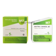 1/10Roll Dental Teflon Matrix Bands 5M/Roll PTFT White Universal Matrices System
