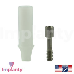 5x GDT Rotational Plastic Sleeve Ø4.0mm Conical Hex 2.25mm Narrow Platform NP
