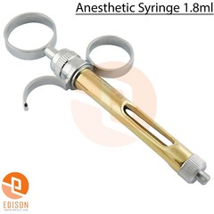Dental Anesthetic Syringe 1.8ml Golden Barrel Self Aspirating Local Anesthesia
