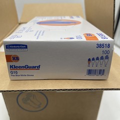 1000ct Blue Nitrile Gloves Flex XS X small Kleenguard G10 38518 Kimberly-Clark