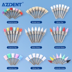 100Pcs/Box Dental Lab Disposable Polishing Prophy Brush For Slow Speed Handpiece
