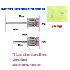 Dental NC Closure Screw Healing Cap Abutment Fits Straumann ITI Screwdriver