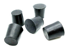 7/8″ Solid Rubber Stoppers Tapered Plug Bung Cork Fits 7/8″ ID