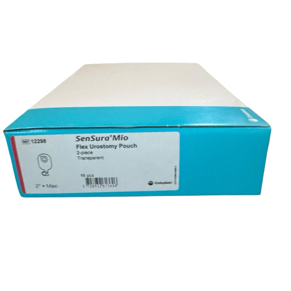 Coloplast 12298 SenSura® Mio Flex Urostomy Pouch, 2″, Maxi, Transparent, 10/Box
