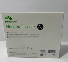 5/Box Mepilex Transfer Ag 4 x 5 Silicone Transfer Dressing, 394190, Exp 12/2027