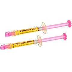 Ultradent 406 Porcelain Etch Mini 9.6% Dental Etchant 1.2 mL 2/Pk