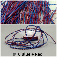 1 Roll Double Color Elastolink Elastic Power Chains (Ultra) Long Short 10 Sizes