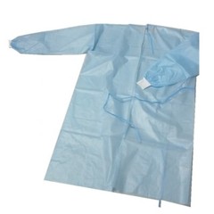 Disposable Isolation gowns universal size none woven cloth (pack of 20)