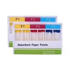 100/ Dental Endo Root Canal Absorbent Paper Points Taper Obturating Point F1-F3