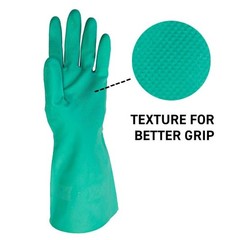 15-mil Chemical Resistant Nitrile Gloves, Unlined | 12 Pairs