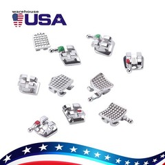 Dental Orthodontic MIM Monoblock Bracket Braces Mini Roth/MBT 022/018 Hooks 345