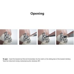 Dental Self Ligating Brackets Orthodontic Ceramic Metal Roth MBT Damon Empower
