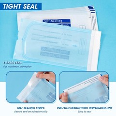 Sterilization Pouches- 5.25 ” x 10 ” Dental Medical Self Seal Pouch Bag 200 Bags