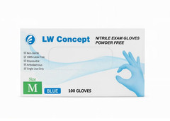 Disposable Nitrile Gloves 100 Pack Powder Latex Free Medical Cleaning Tattoo
