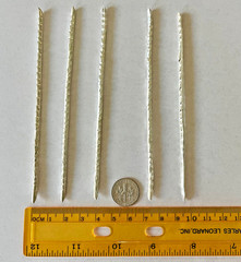 99.9%+ pure SILVER Anode / Cathode rough cut rod about: 7.5 g / 3mm dia X 5 in