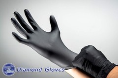 Advance Black Nitrile Exam Gloves IF63 Thick 6 Mil Black Gloves 100 PCS M/L/XL