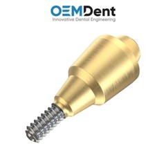 Dental Straight Multi Unit 1.6mm Titanium Set NP Nobel Active®Compatible Conical