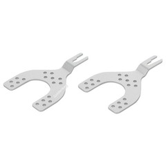5Pcs Baumann Style Bite Fork Arto Face Bow Aluminium Fit Artex Amann Girrbach US