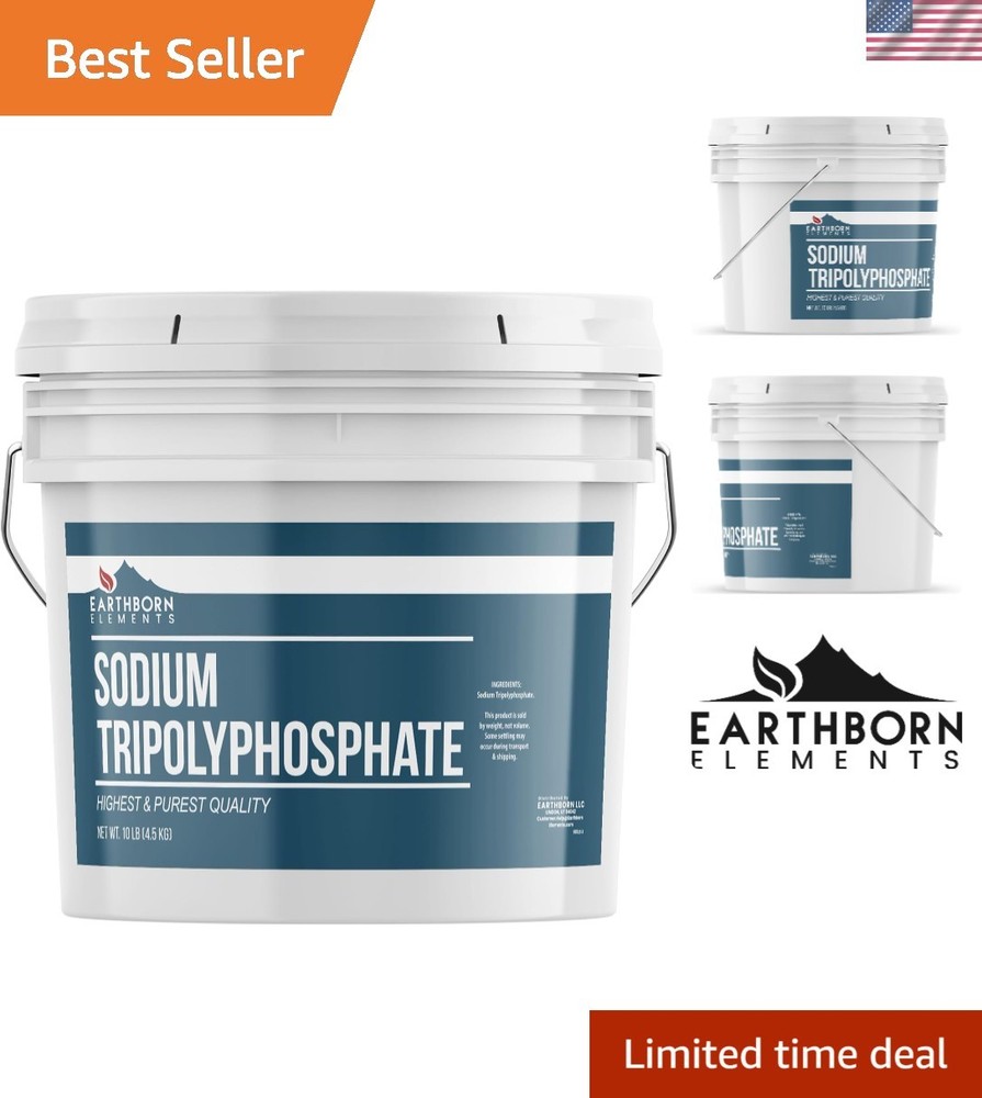 Sodium Tripolyphosphate, 1 Gallon Bucket, Cleaning Agent, Water Softener, Lau…