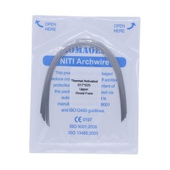 30×Dental Orthodontic Niti Thermal Activated Rectangular Arch Wires 17×25 Upper