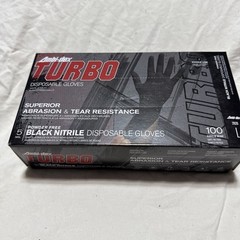 Black Ambidextrous Nitrile 5 Mil Gloves (1 Box Of 100 Gloves)