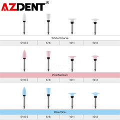 Dental Composite Polishing Burs Kit RA 2.35mm Silicone Polisher for Contra Angle