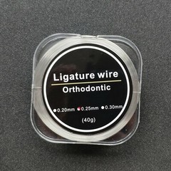 1Roll Dental Orthodontic Stainless Steel Ligature Wire Line Round 0.2/0.25/0.3mm