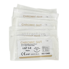 Dental Study Suture Practice Silk Sutures Braided Reverse Needle Train Test