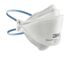 3M Aura 9205+ N95 NIOSH Protective Disposable Face Mask: CDC Approved Respirator
