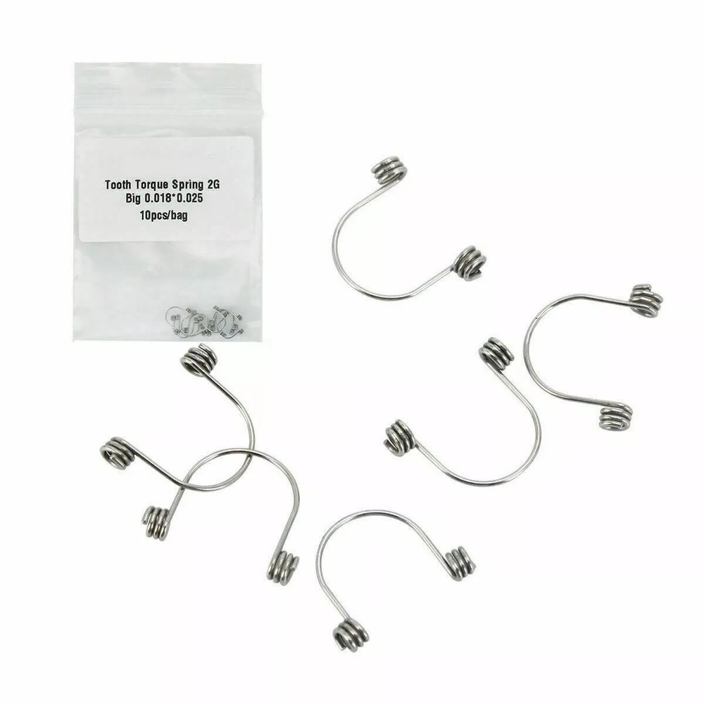 10Pc/Pack Dental Orthodontic Anterior Teeth Torque Spring Rectangular Arch L/M/S