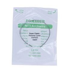 10×Dental Orthodontic Niti Rectangular Arch Wires Reverse Curve 14×25 Upper