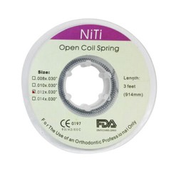 1 Roll Orthodontic Dental Braces Niti Open Coil Spring Dia.008/010/012/014 914mm