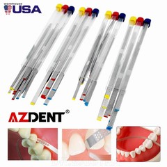 AZDENT Dental Saw Diamond Polishing Finishing Strips Orthodontic IPR Fine Medium