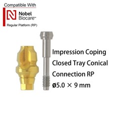 Nobel Biocare Impression Transfer Coping Open Close Tray for NP/RP Hex Platform