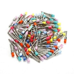 200Pcs Dental Nylon Materials Closure Flat Polishing Prophylaxis Brushes