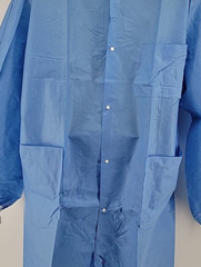 Kimtech Lab Coats A8 Certified Knit Cuffs 10034 Case of 25 Blue 2XL