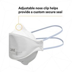 Case of 440 3M Aura 9205+ N95 NIOSH Approved Particulate Respirator Masks