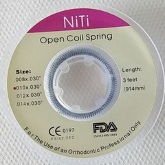 1Roll Dental Orthodontic Niti Open Coil Spring Spool .008/010/012/014 Inch 914mm