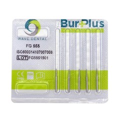 Wave Dental Operative Carbide Burs Straight Fissure Friction Grip FG 555 557 558