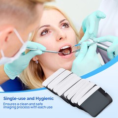 100pcs/box Phosphor Dental Digital X-Ray Plate Storage 46x34mm Envelopes Plastic
