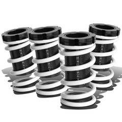 Dna Motoring 4Pcs Suspension Coilover Sleeves Spring Kit Compatible 88-00 Civic