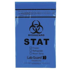 Medegen Medical Products 4002 Specimen Trnsprt Bag W/Pouch, 6X9″, Pk1000