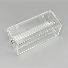 1 Box Dental Orthodontic Elastics Power Chains Ligature Ties Holder Acrylic Case