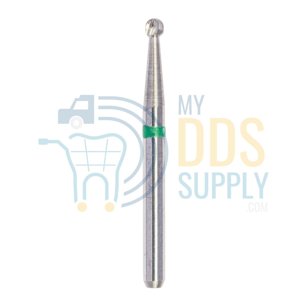 FG4 Round Dental Burs, 19mm (Pack of 20), Carbide for High Speed Handpiece