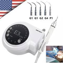 Dental Ultrasonic Scaler + LED Handpiece + 5*Tips Fit SKYSEA EMS Cavitron