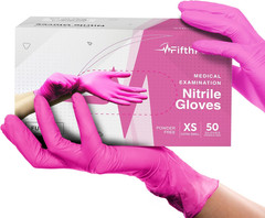 Fuchsia Hot Pink Nitrile Disposable Gloves 3 Mil – Powder & Latex Free
