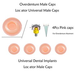 Dental Zimmer Tapered Screw-Vent Locator Abutments TSV Ø3.5/4.5mm Retention Caps