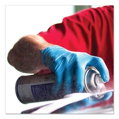 X3 Blue Nitrile Disposable Industrial Gloves 3 Mil Latex-Free/Food-Safe, 100/Box